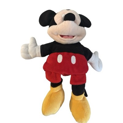Disney  Mickey Mouse Hand Puppet Plush Stuffed Toy  Kindergarten Bedtime Story 