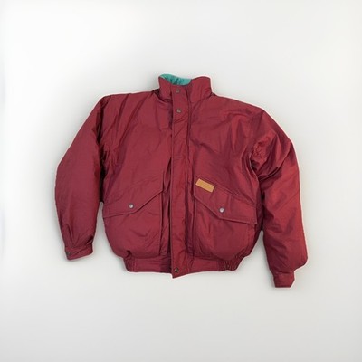 VTG Super Triple Goose Down Jacket Medium Natural Fiber Puffer Bomber 80s 90s