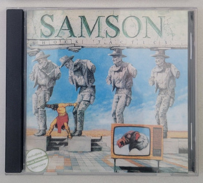 SAMSON Shock Tactics CD Repertoire Records 1989 RR 4038-C BRUCE DICKINSON