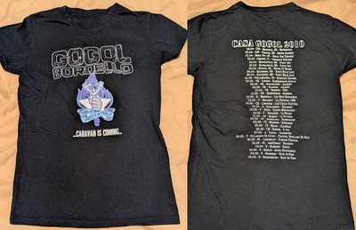 2 Sides Gogol Bordello Casa Gogol 2010 Tour Shirt Black Unisex S-5XL ND1755