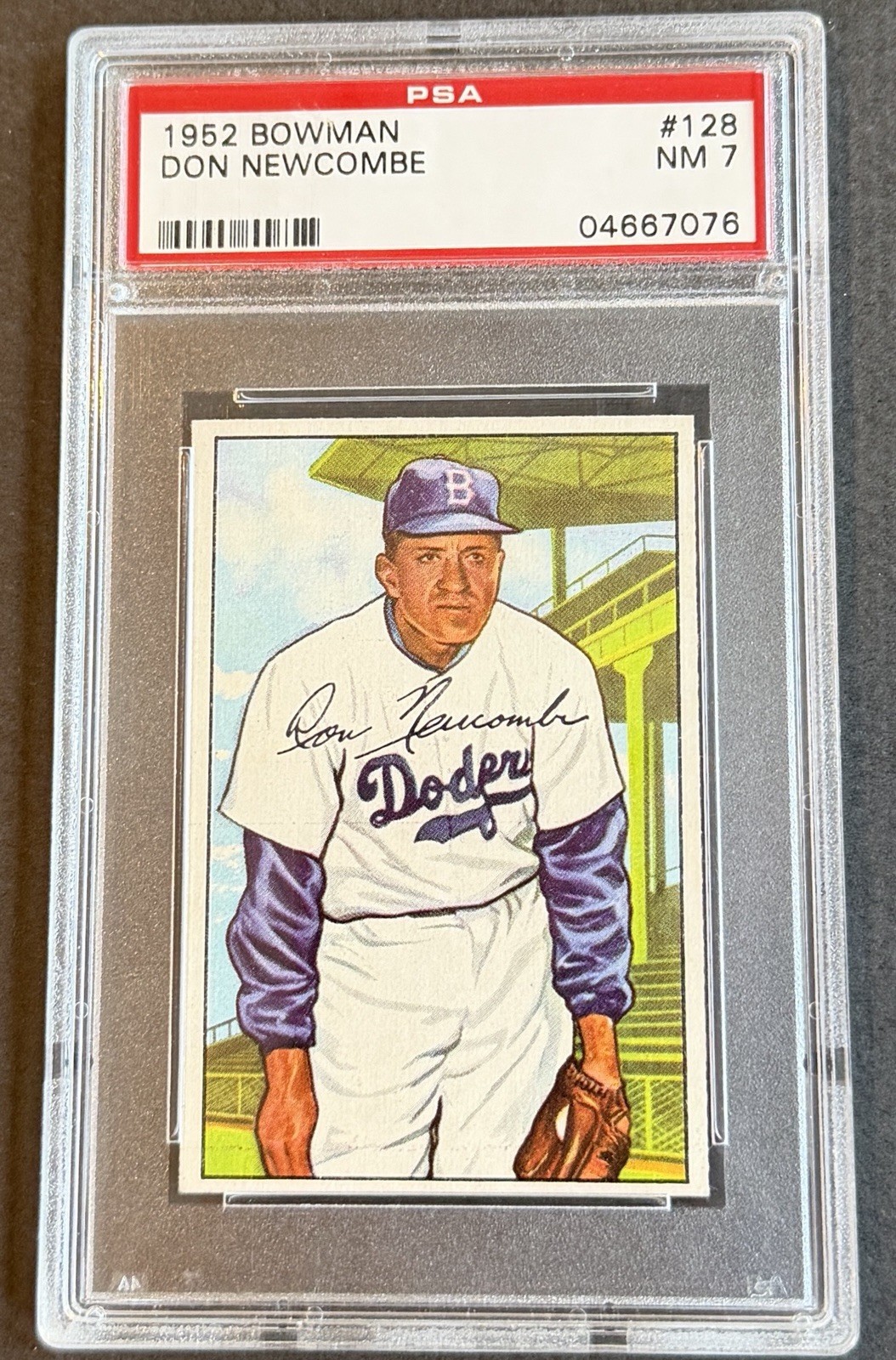 1952 Bowman - Don Newcombe #128 PSA 7