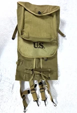 ORIGINAL WWI US ARMY M1910 HAVERSACK P.B.&CO. 1918 DATED – COMPLETE W/ UNIT MARK