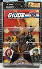 G.I. Joe 25th Anniversary Comic Pack     Scarlett & G.I. Joe Hawk     2008     Sealed