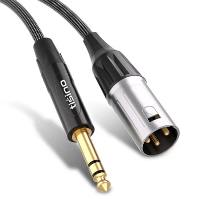 Klinke 6,3 TRS Auf XLR Kabel, Nylongeflecht Symmetrisches 6,35 Mm Stereo Klin...