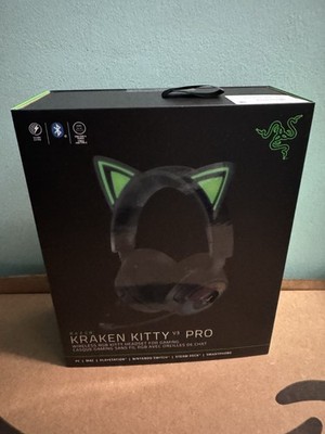 Razer Kraken Kitty V3 Pro Wireless RGB Headset Black Gaming Headset Headphones