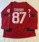 Sidney Crosby Signed 2026 Olympics Hockey Replica Jersey Team Canada GTP Auto