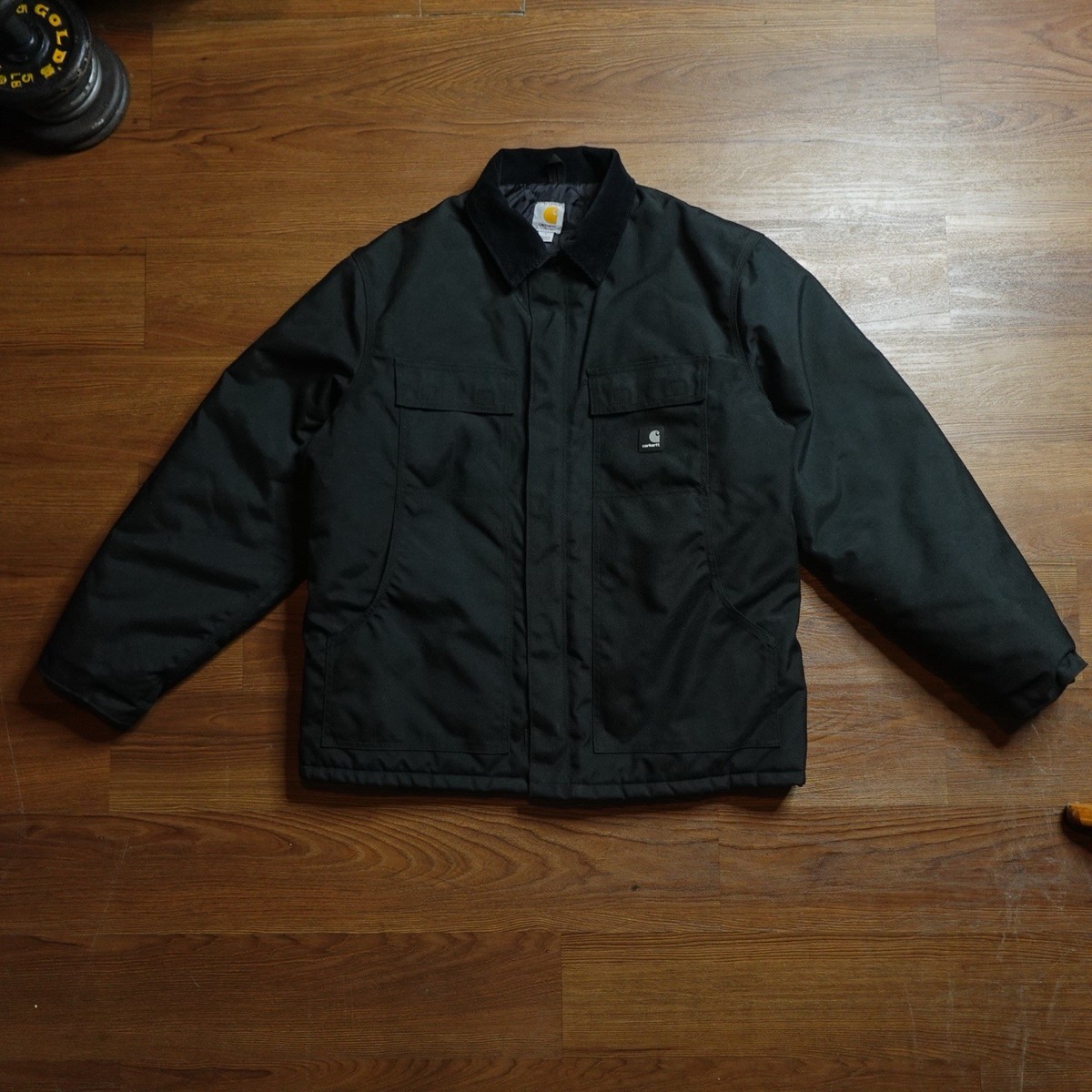 Carhartt C55 BLK Yukon Extremes Arctic Coat Jacket Black Large