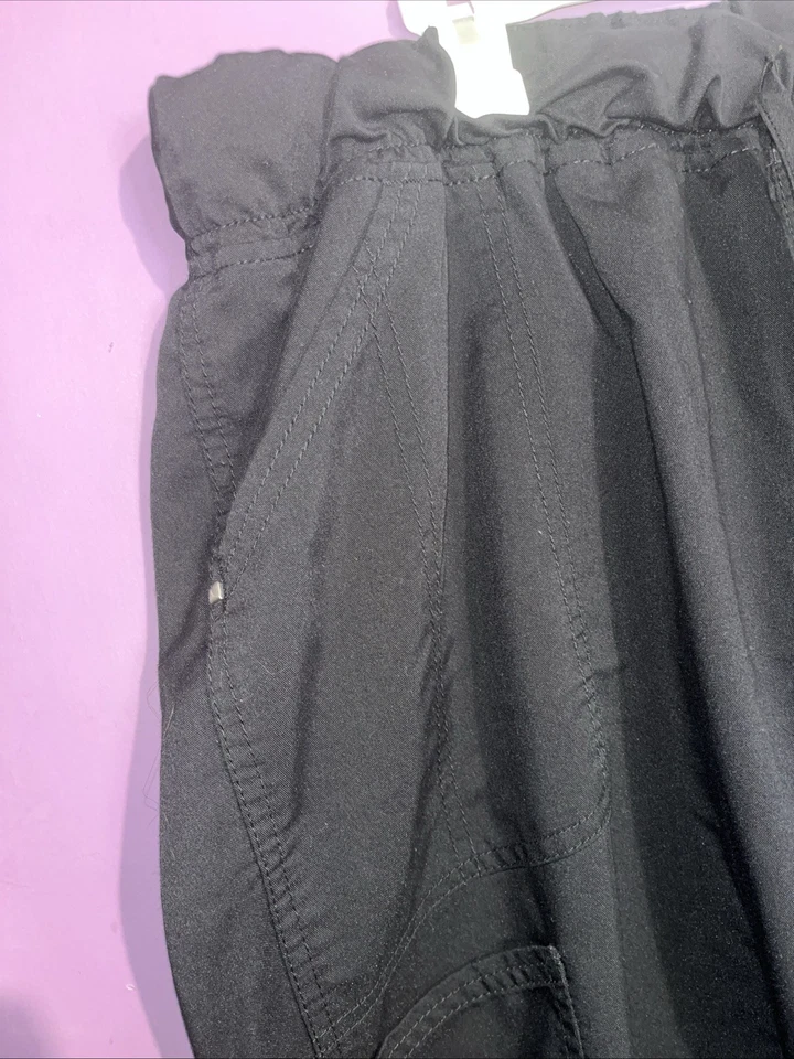 Pantalones Médicos Scrub Star Para Mujer Negros Talla Grande Para Mujer 2XL Parte Inferior Exfoliante para Jogger Foto 2 de 4