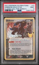 UMBREON-GOLD STAR 17 CELEBRATIONS CLASSIC COLLECTION PSA 9 POKEMON on eBay