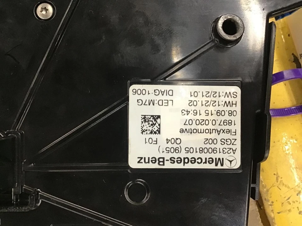 Console Front 231 Type SL400 Metal Roof Fits 13-16 MERCEDES S-CLASS 1013329 Foto 2 de 4