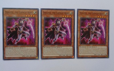 Playset: 3x Disguise, the Copycat Hero DOOD-EN088 (Common, 1st, Near Mint / NM)
