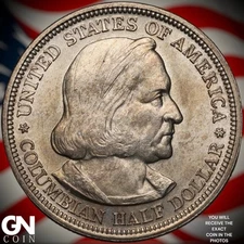 1892 COLUMBIAN Commemorative Half Dollar A3136