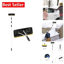 21 FT Extendable Snow Roof Rake - Lightweight, Scratch-Proof & Easy to Use
