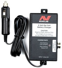 MINELAB SD AND GP Metal Detector GEL Cell Car Charger 3011-0218