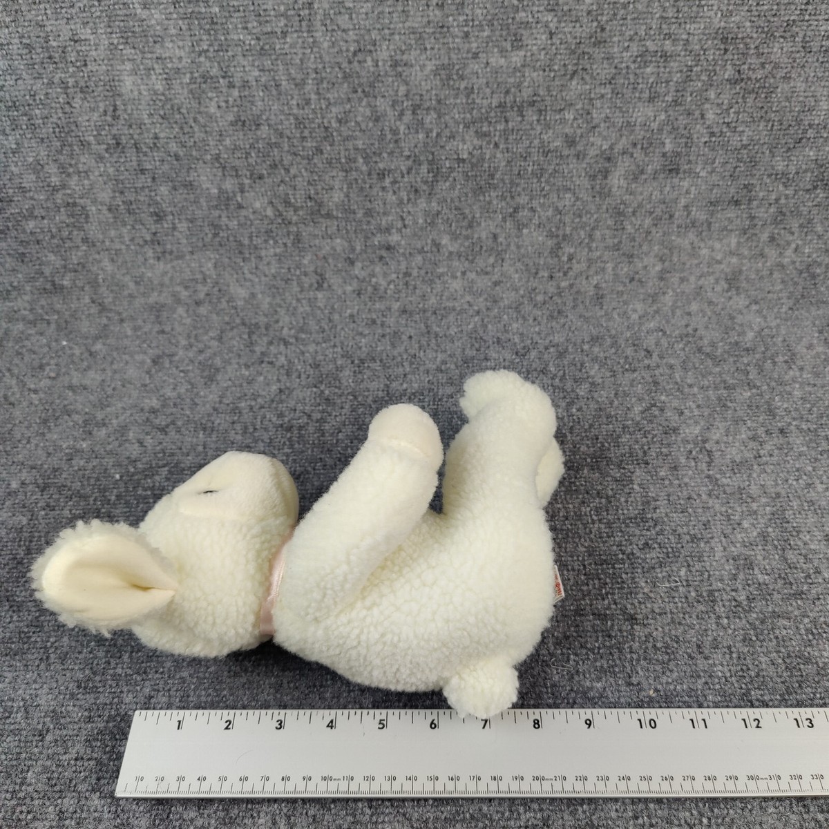 TY Baby Lovie Lamb Sheep Plush Sitting Cream Sherpa 1992 Vintage