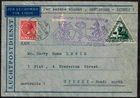 Netherlands 1938 First Flight Cover w/PURPLE CACHET & SC 174 & C10