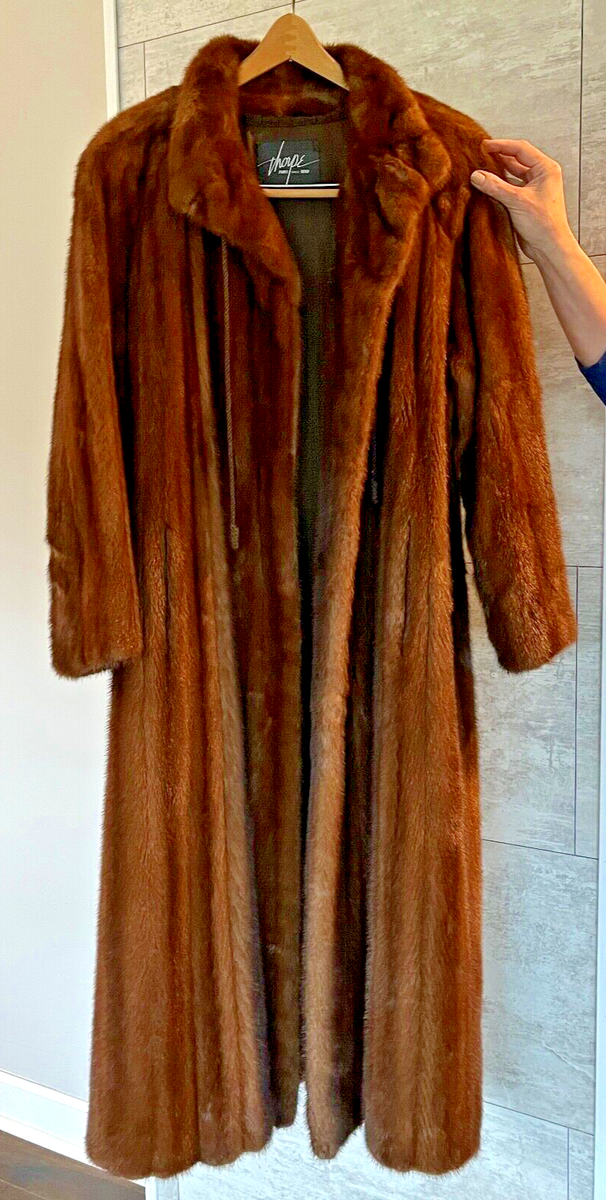 Vintage Iconic Fourrure Givenchy Dark brown Mink coat women size L