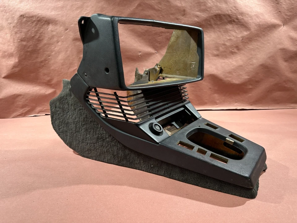 Console central BMW E28 528e 524td 528I 533I armazenamento divisória preto fabricante de equipamento original #88272 - Imagem 2 de 4