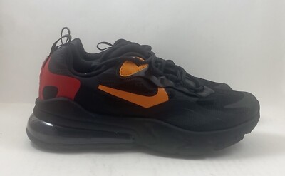 Nike Air Max 270 React Magma Orange Black CV9638-001 Size 7Y/Size 8.5 Women