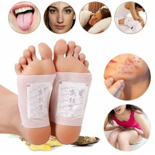 100 Pcs Ginger Wormwood Foot Patch Detox Foot Patches Pads Improve Sleep Quality