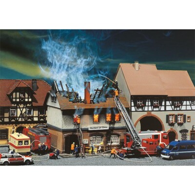 Faller H0 130429 - Brandruine Gasthaus Zur Sonne  Bausatz         Neuware