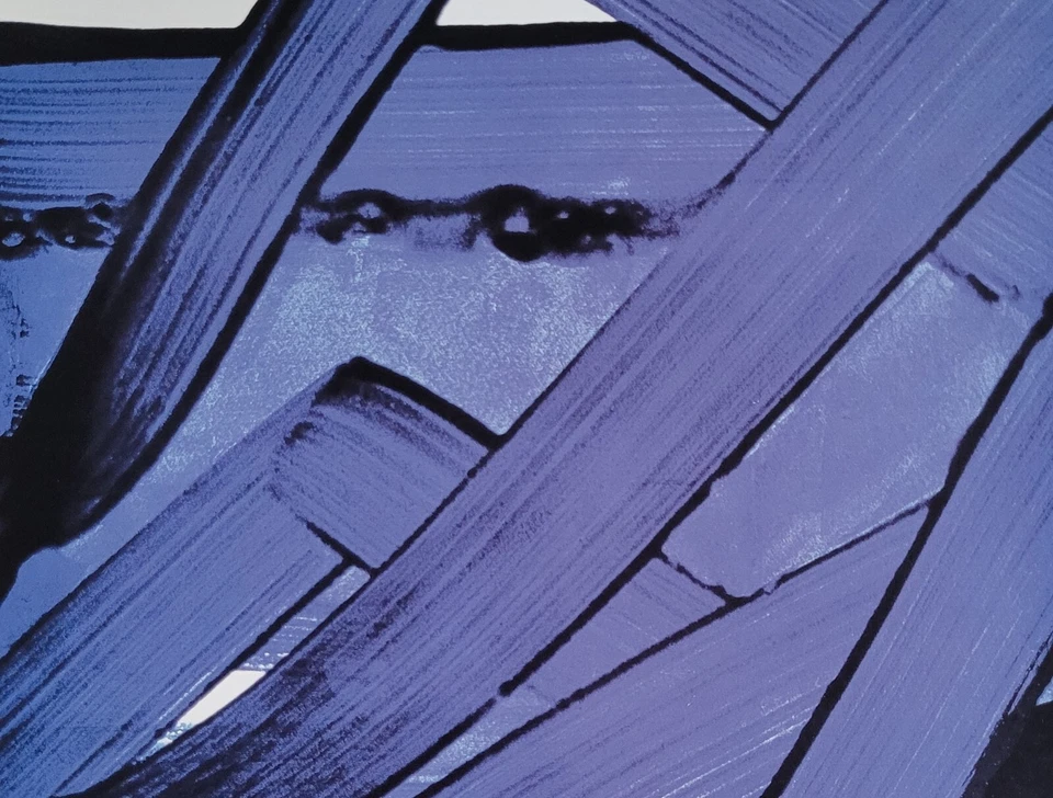 Affiche Pierre SOULAGES " Serigraphie n°18, 1988 " musée SOULAGES- Rodez - Photo 4/4