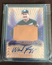 2005 UD HALL OF FAME WADE BOGGS HALL WORTHY AUTO 17/25 RAYS RARE 👍