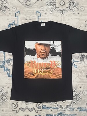 Bun B Trill Album Promo T shirt Xl No Flaws. 23 W X 31 L