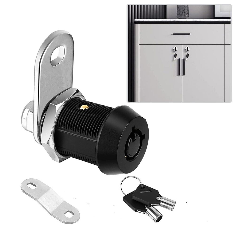Cam Lock Furniture Lock Boxes Desks Drawers Practical 90 Degrees Zinc