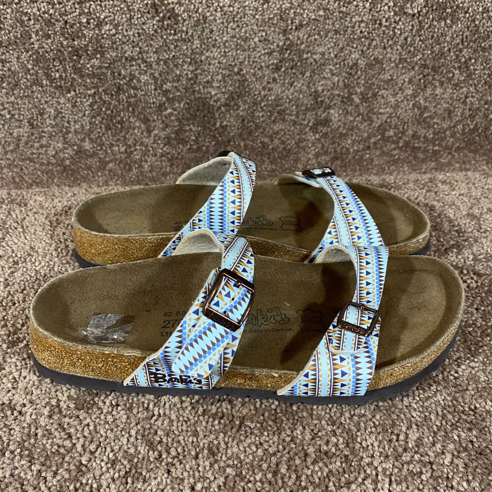 Birkenstock Arizona Sandals EU 42 Womens Birkis Triangle