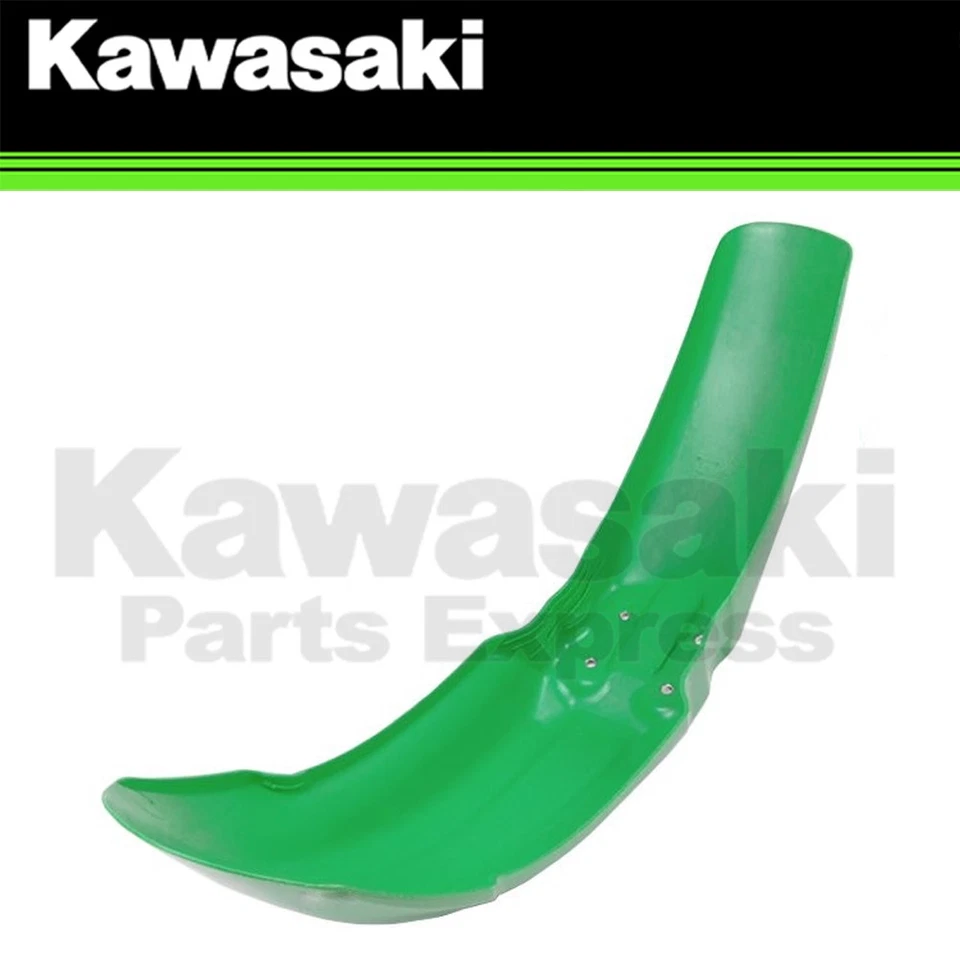 NEW 2005 - 2009 GENUINE KAWASAKI KLX450R KX 125 250 250F 450F GREEN FRONT FENDER - Imagem 2 de 2