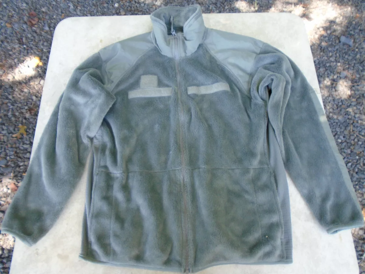 US Military Gen III Polartec Cold Weather Fleece Jacket Green VGC
