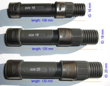 Dblue DPS Graphite-Nylon Reel Seat Set Size #16  18  20