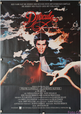 Plakat Dracula 1979 Frank Langella, Laurence Olivier, D. Pleasence, John Badham