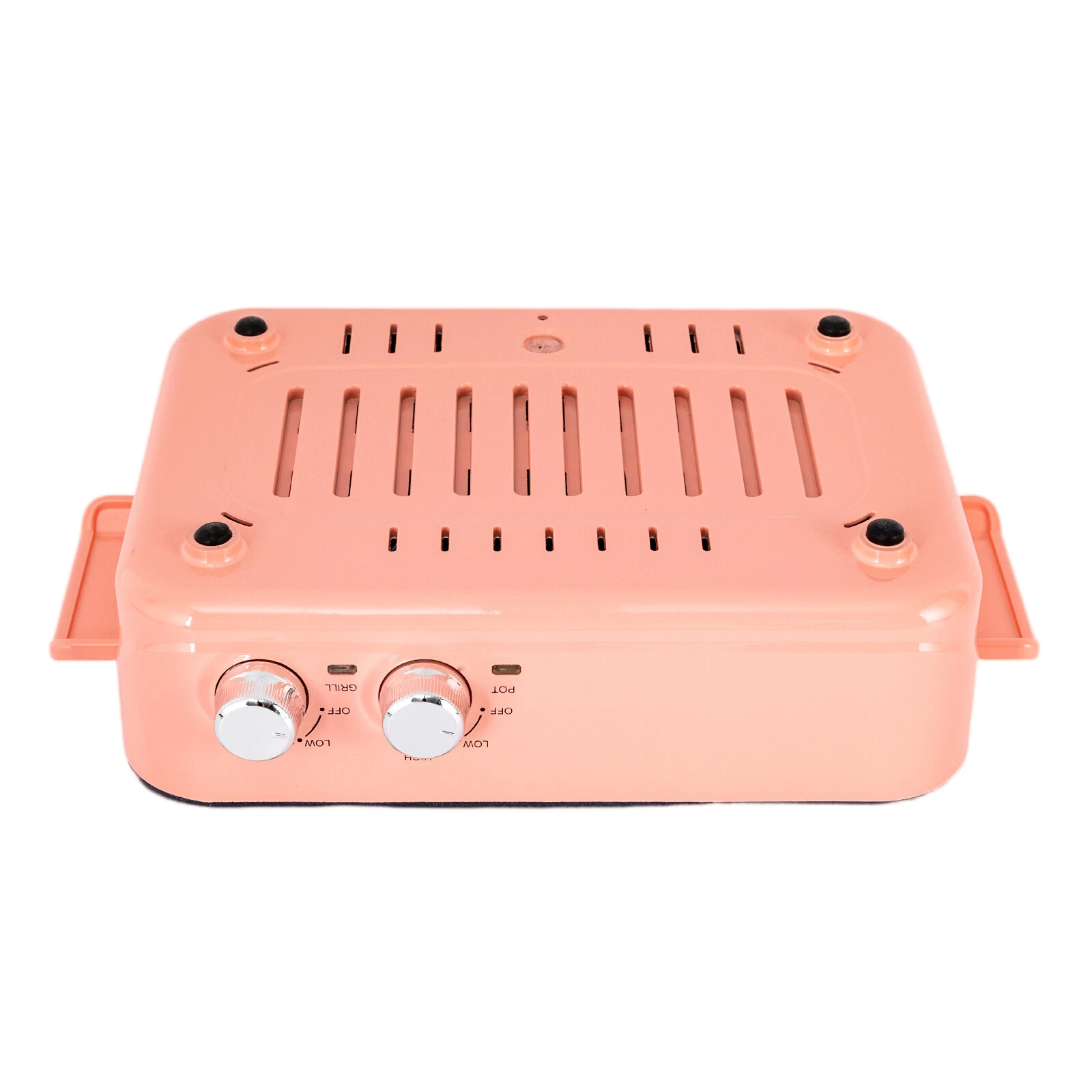2-in-1 Electric Hot Pot & Grill, 1500W Non-Stick BBQ Plate, Pink - Picture 15 of 16