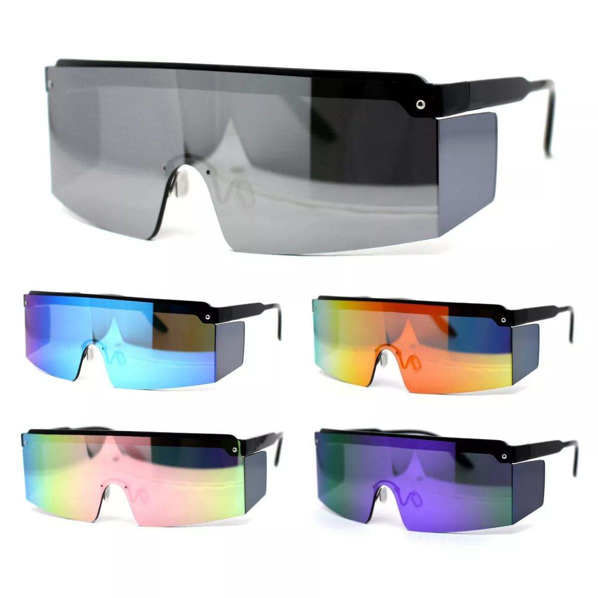 Festival Visor Sunglasses - Green – Rude Rainbow