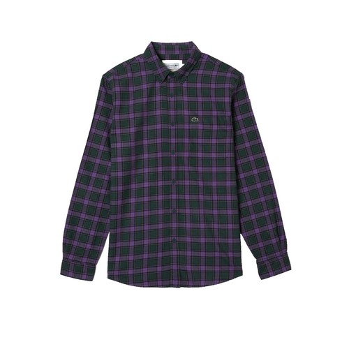 HERMES Vintage Era Valouse Skipper Long Sleeve Shirt Purple