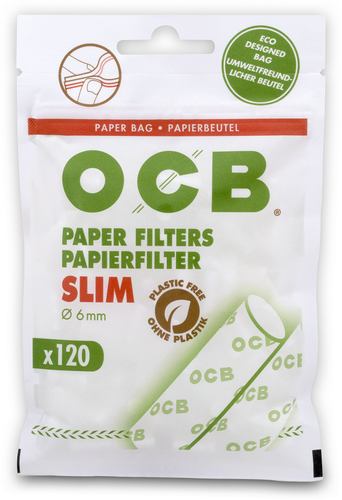 OCB Papier Filter Slim 6mm a 120 Stk.| 34 Btl. + Virgin unbleached Slim + Tips - Bild 3 von 5