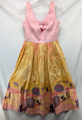 Banned Apparel Banned Parasol Bow Front Vintage Retro Dress
