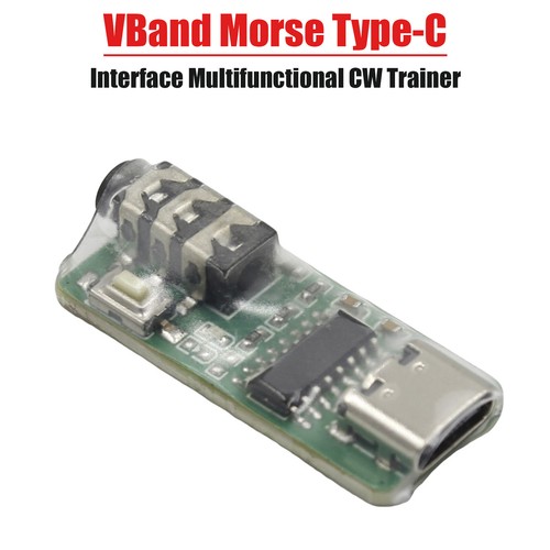VBandType-C/USB Multifunctional CW Trainer Key Code Trainer Telegraph Trainer S1 - Zdjęcie 3 z 26