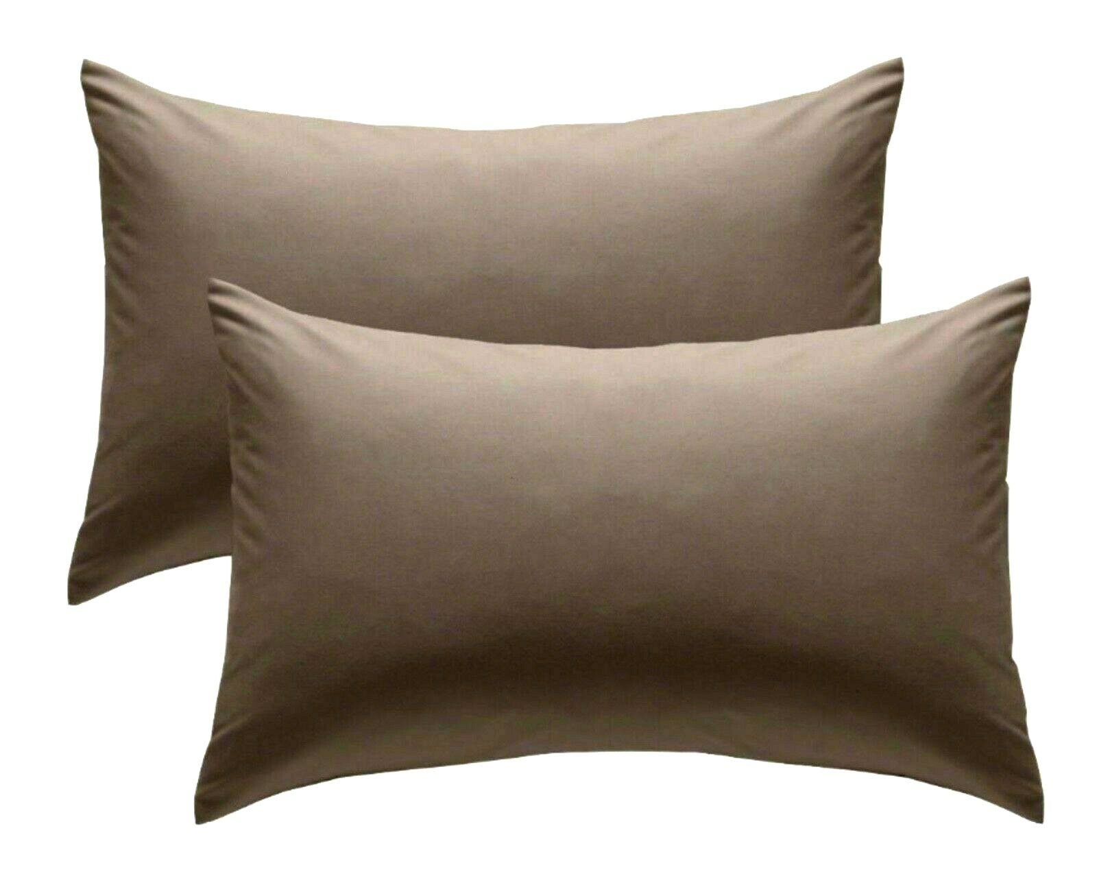 2 X Pillow Case Poly Cotton Housewife Pillow Cover Case Pair ALL SIZES