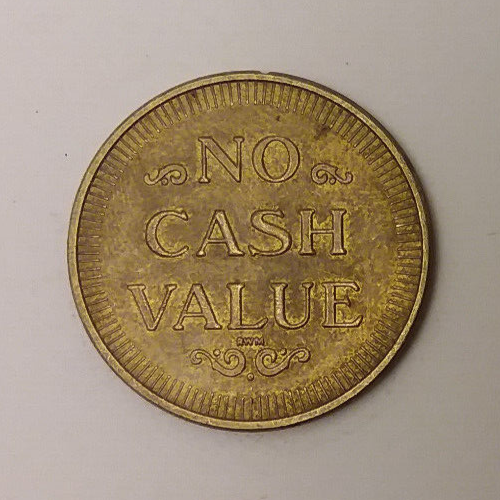 Double Sided No Cash Value Coin Token 25mm - Picture 1 of 2