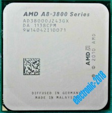 AMD A8-3800 2.4-2.7GHz 4-Core 4M Cache Socket FM1 65W CPU Processor