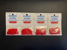 Bobber Stops & Beads - Style B - 3 Hole - 4 Packages of 50 Each