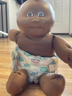 VTG 1978 1982 Cabbage Patch Doll African American Preemie Black Brown Short Hair