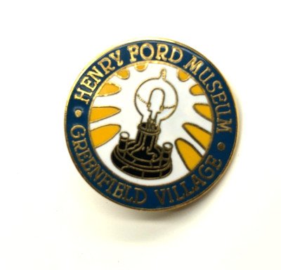 Henry Ford Museum Greenfield Village Pin Gold Tone New
