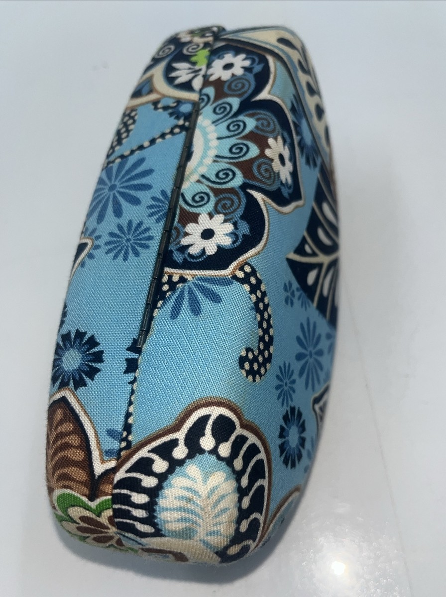 Vera Bradley Sunglasses Hard Case Blue Floral Brown | eBay display picture 3