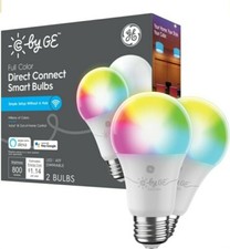C by GE Direct Connect Light Bulbs 2 A19 LED Color Changing Light Bulbs , 60W