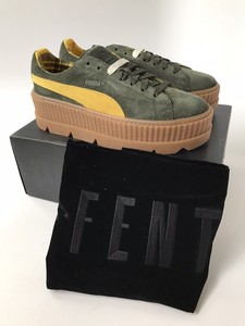 fenty by rihanna suede cleated creeper