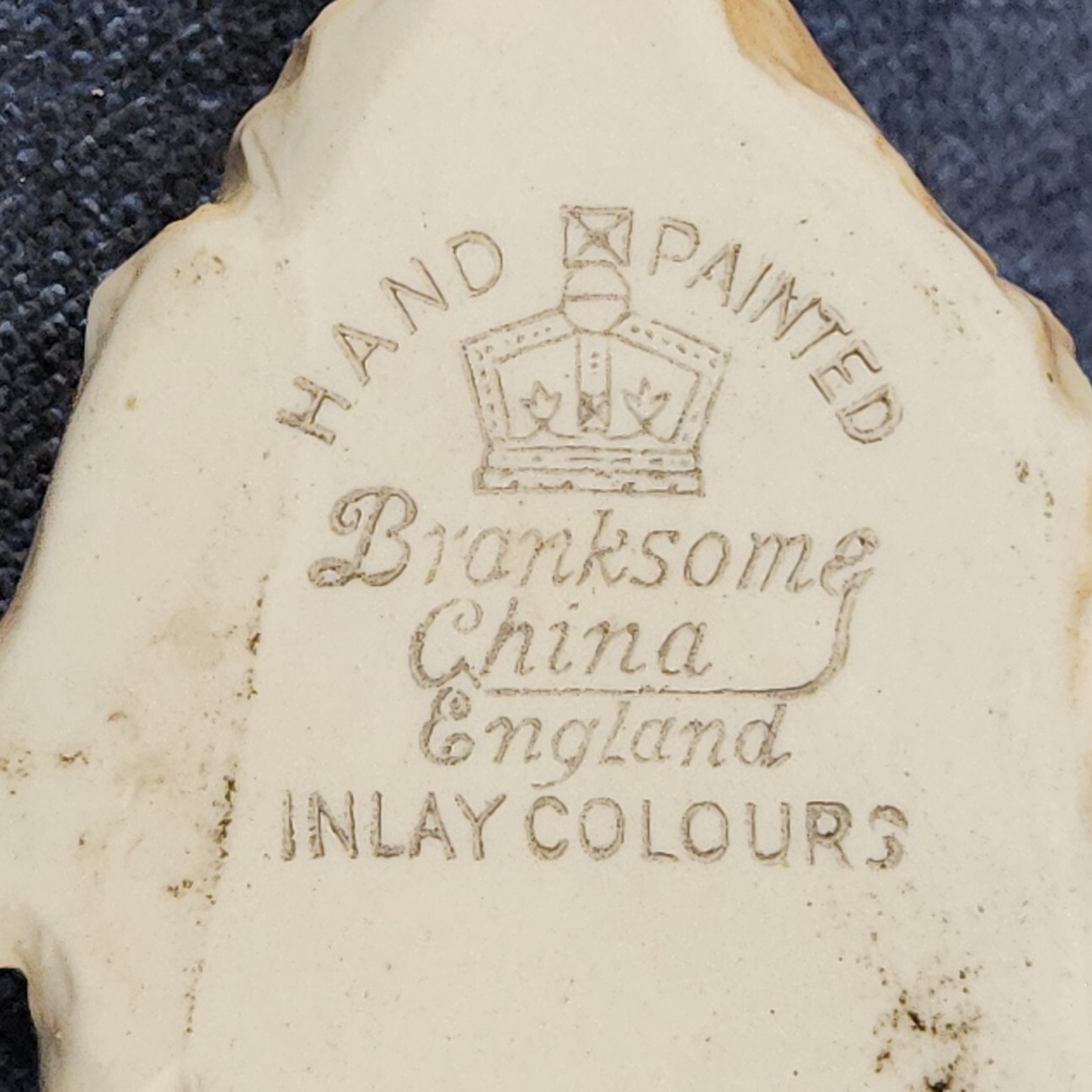 Hand Painted Branksome Pottery Cocker Spaniel Dog Figurine Vintage